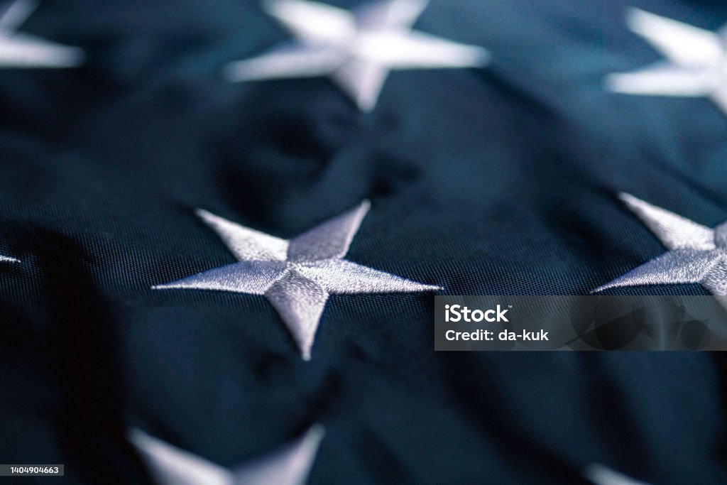 National flag of USA National flag of USA close-up American Flag Stock Photo