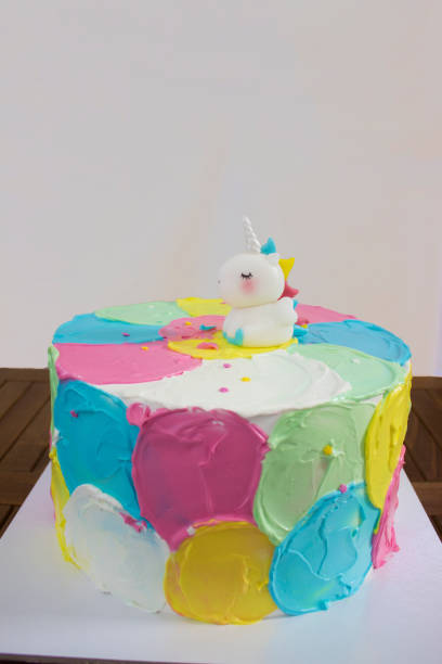 istock Colorful unicorn cake 1404907811