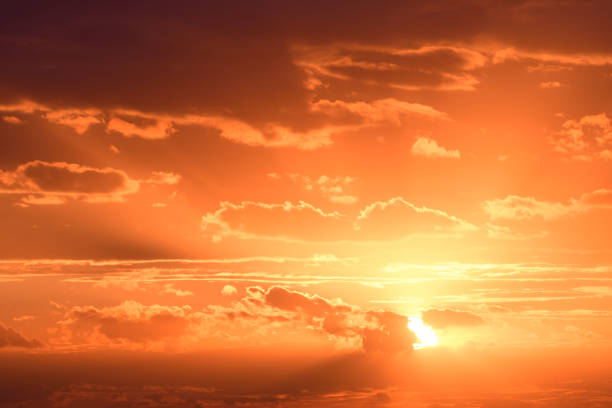 istock A Colorful sunset in the evening sky 1404914834