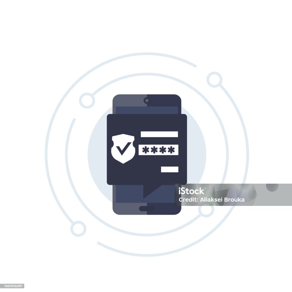 Password Access Mobile Authentication And Cybersecurity Stock ...