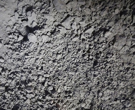 Cement powder as a background