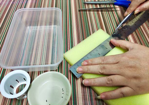 Hand Cutting Sponge for Hydrophobic Plantation