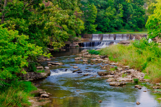 istock Waterfalls in spring-Pipe Creek Falls-Cass County,Indiana 1404923496
