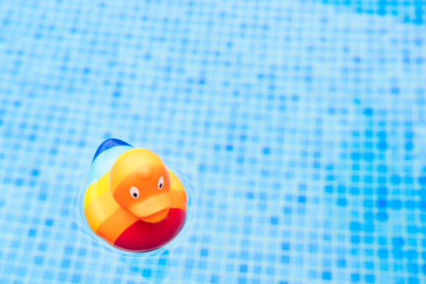 istock Rubber duck in rainbow color 1404923811