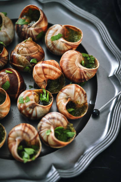 istock French Escargot Snails with Herb Butter 1404924442