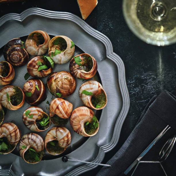 istock French Escargot Snails with Herb Butter 1404924443