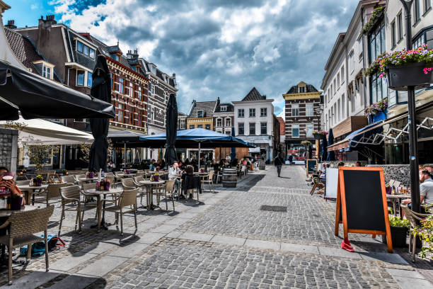 Coffee Bars In The Center Of Arnhem, The Netherlands Coffee Bars In The Center Of Arnhem, The Netherlands arnhem photos stock pictures, royalty-free photos & images