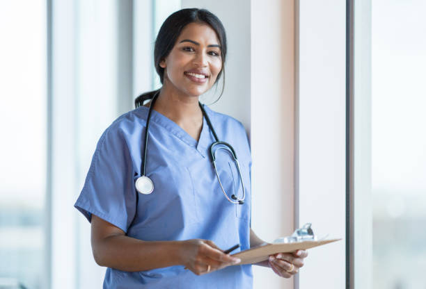 istock Nurse in an urban clinic 1404926652