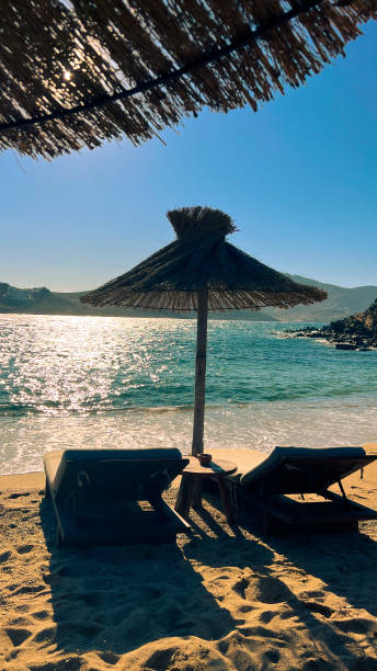 istock Umbrella and Sea 1404931838