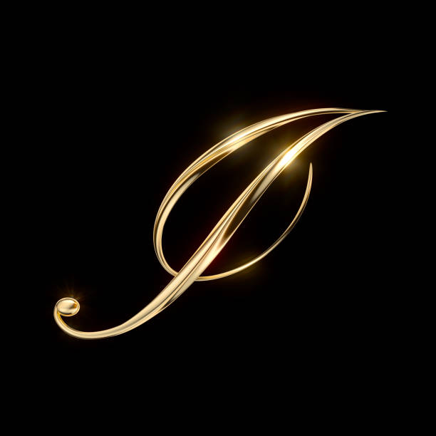 istock Gold Capital Letter I 1404931960