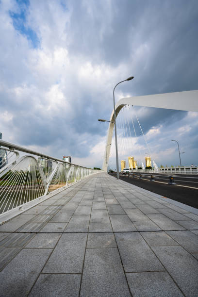 istock Chengdu river and financial city at dusk 1404939693