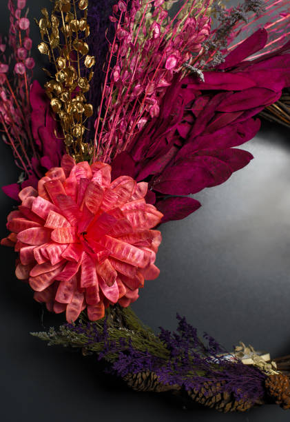 istock red and gold flowers on the table 1404945986