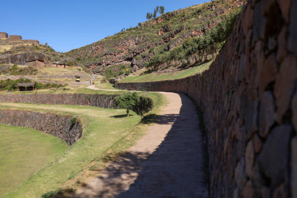istock Nice view of the Pisac ruins in Cusco. 1404967506