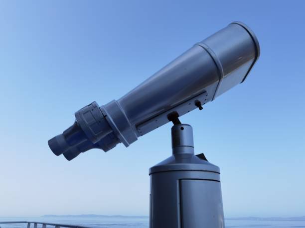 istock binocular isolated on the blue sky watching on the sea 1404974452