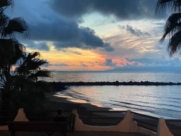 istock Sunset at the Island Tenerife in Spain 1404977460