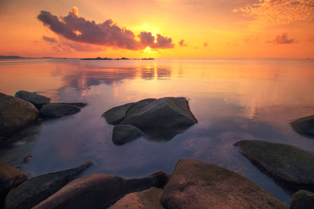 istock golden Sunrise at the beach 1404977464