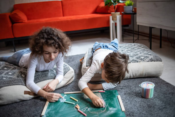 istock We like to draw with chalk on the board 1404988829