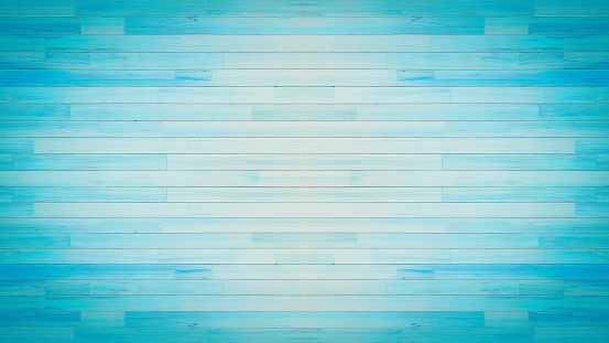 Abstract grunge blue turquoise white pastel painted colored wooden board wall table floor texture - wood background