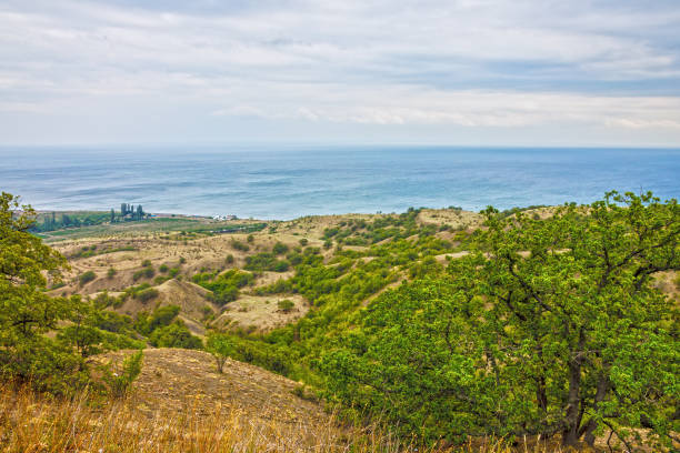 istock Crimea beach panoramic view , Yalta resort 1405000098