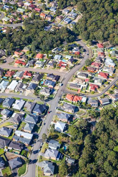 istock Aerial View Australian Residential Area 1405001768