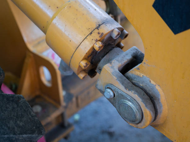 istock Construction machinery Connecting Rod Close-up 1405004359