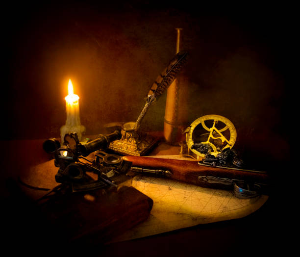 istock Nautical Period - Pirate - Treasure Island 1405005213