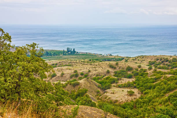 istock Crimea beach panoramic view , Yalta resort 1405008260