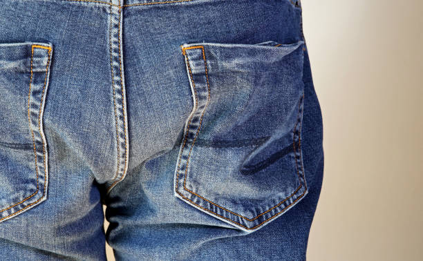 istock blue jeans with pockets worn by a man 1405010013