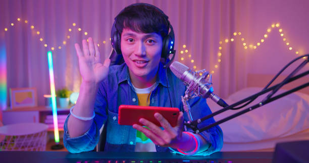 istock esport gamer plays mobile game 1405012352
