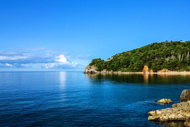 istock Summer sea beach, Budva, Montenegro 1405019918