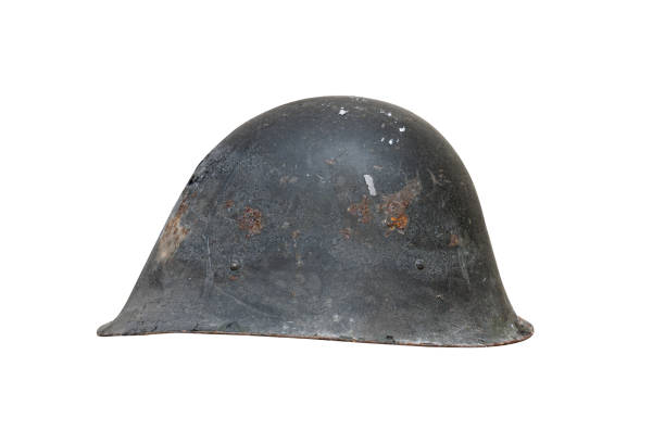 istock old Second World War rusted metal helmet with traces of rust and cracks isolated on white 1405021321