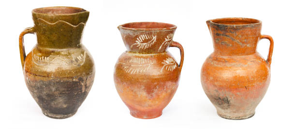 istock Clay jugs for water or milk. 1405028655