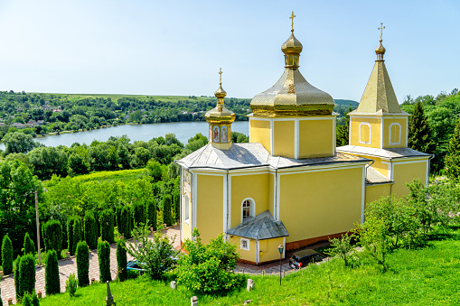 The Church of the Ascension of Christh, built in 1530, was originally conceived as a generic tomb princes Vyshnevetsky in Vyshnivets town, Ukraine