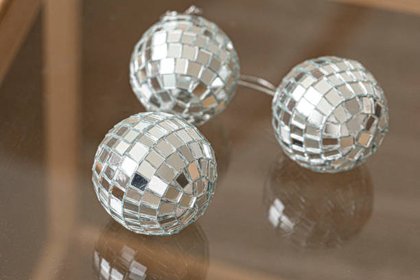 istock Silver christmas ball isolated on white 1405042045