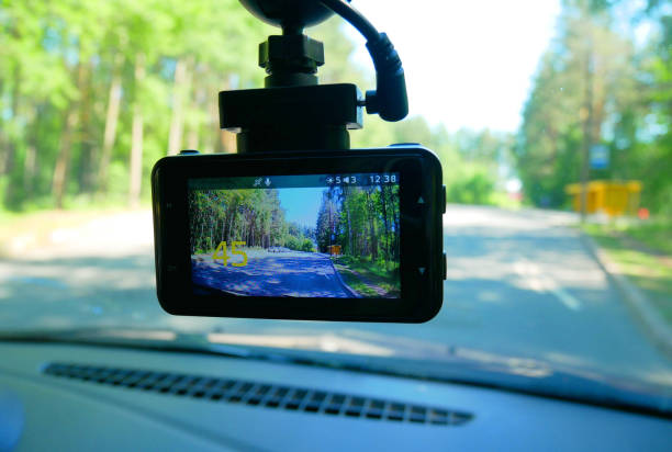 istock A video recorder for recording a video for car. 1405046921