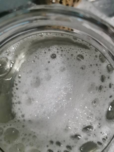 istock the soap foam in the glass 1405055291