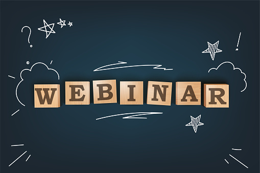 Webinar Template Background Stock Illustration - Download Image Now