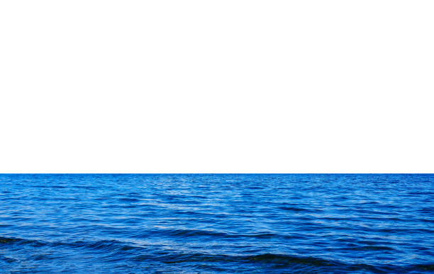 istock Blue sea isolated on white background. 1405066520