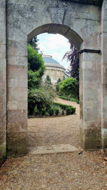 istock A view through an arch into a garden 1405066864