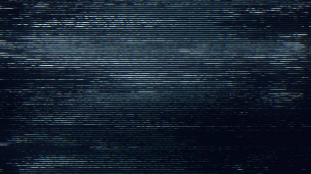 glitch noise static television vfx pack. visual video effects stripes background, crt tv screen no signal glitch effect - förvrängd bild bildbanksfoton och bilder