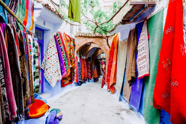 istock Downtown Chefchaouen Street 1405075664