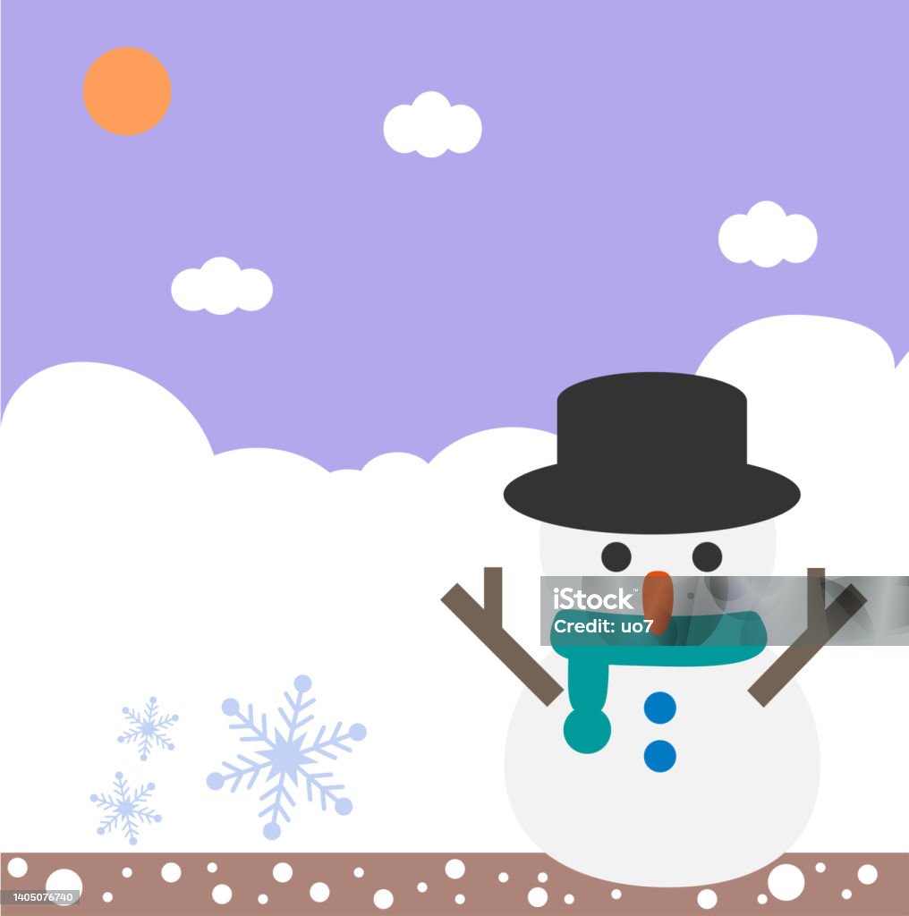 Ilustración de Dibujo Animado Lindo Paisaje De Invierno Con Muñeco De Nieve Y Copo De Nieve Hermosa Luz Del Sol Cielo Púrpura Fondo Campo Clima Nublado Bandera Del País De Las Maravillas Ilustración de Dibujo Animado Lindo Paisaje De Invierno Con Muñeco De Nieve Y Copo De Nieve Hermosa Luz Del Sol Cielo Púrpura Fondo Campo Clima Nublado Bandera Del País De Las Maravillas