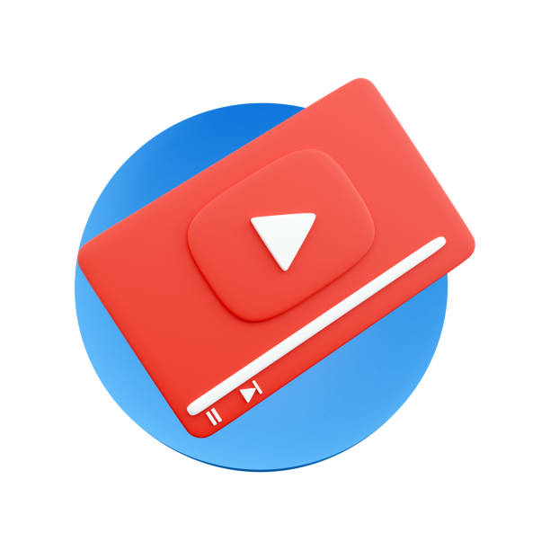3D render film icon. 3d rendermovie clapper icon symbol video player, audio. 3d rendering.