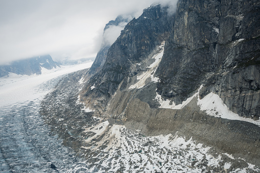 Glacier closeup McKinley Glacier, Alaska, USA