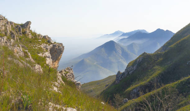 Outeniqua Mountain Range, South Africa Outeniqua Mountain Range, George South Africa george south africa stock pictures, royalty-free photos & images
