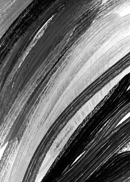 istock abstract white black background, texture with stripes. Digital Illustration imitating Texture backgrounds 1405100571