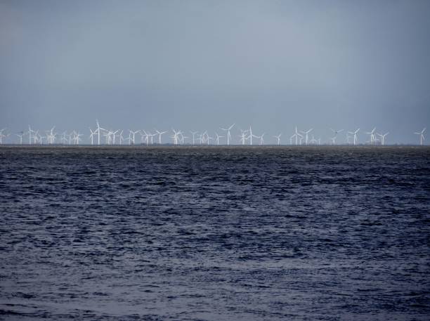 istock Wind turbines in the North Sea off Cuxhaven 1405109113