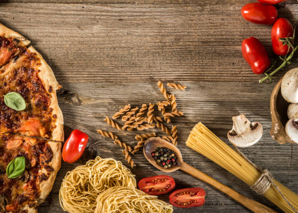 istock Italian food background 1405109433