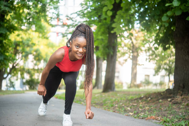 istock A woman maintains perfect shape by exercising 1405110258