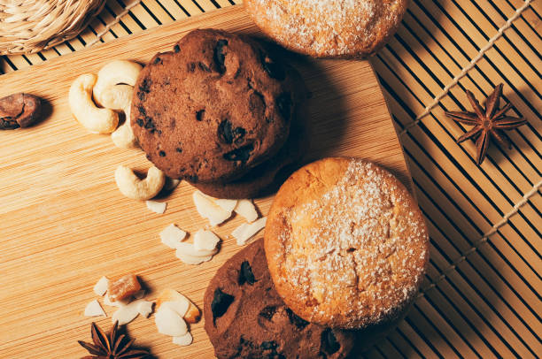 istock homemade cookies arranged on table with spices and nuts 1405114174